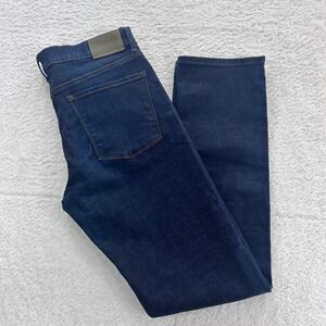 Mott & Bow Jeans Mens 34x34 Slim Fit Blue Stretch Denim Dark Wash Straight